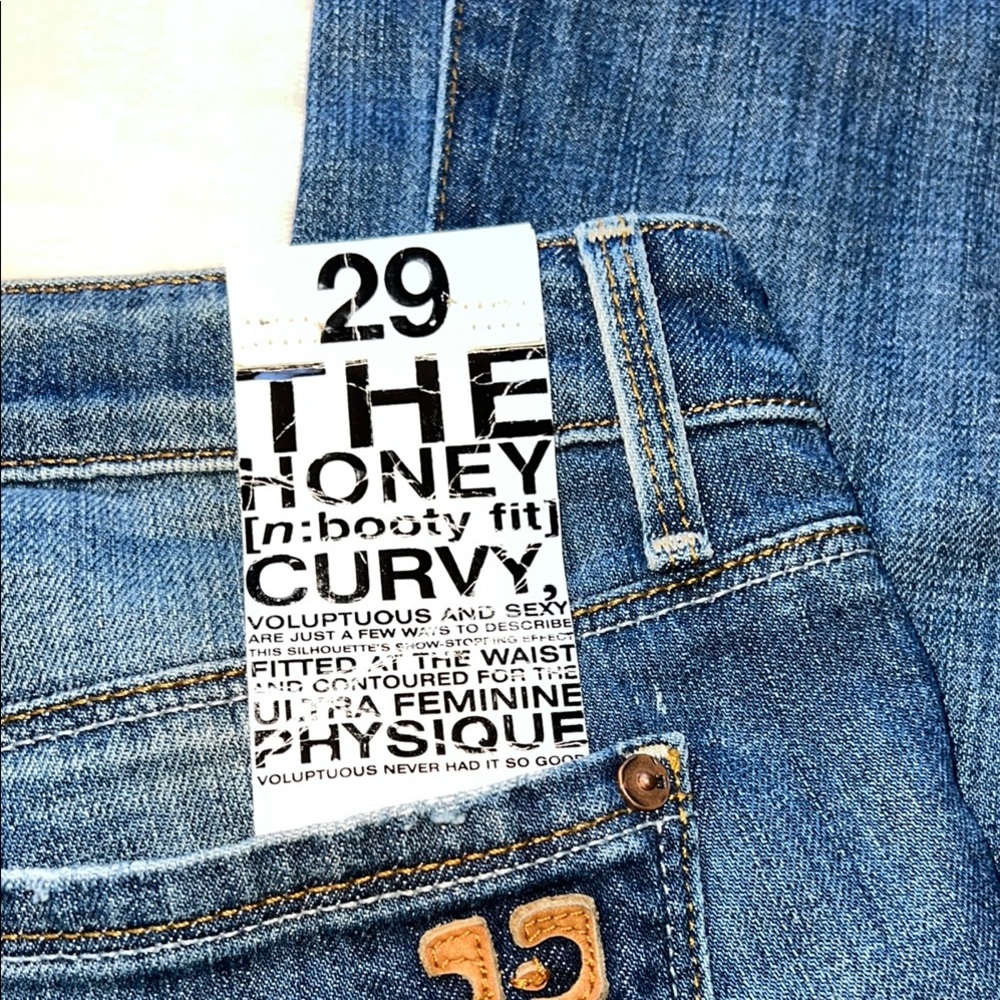 NWT Joe’s Jeans The Honey Curvy Booty Fit Shae Distressed Flare Denim Blue 29X34 - Picture 12 of 16